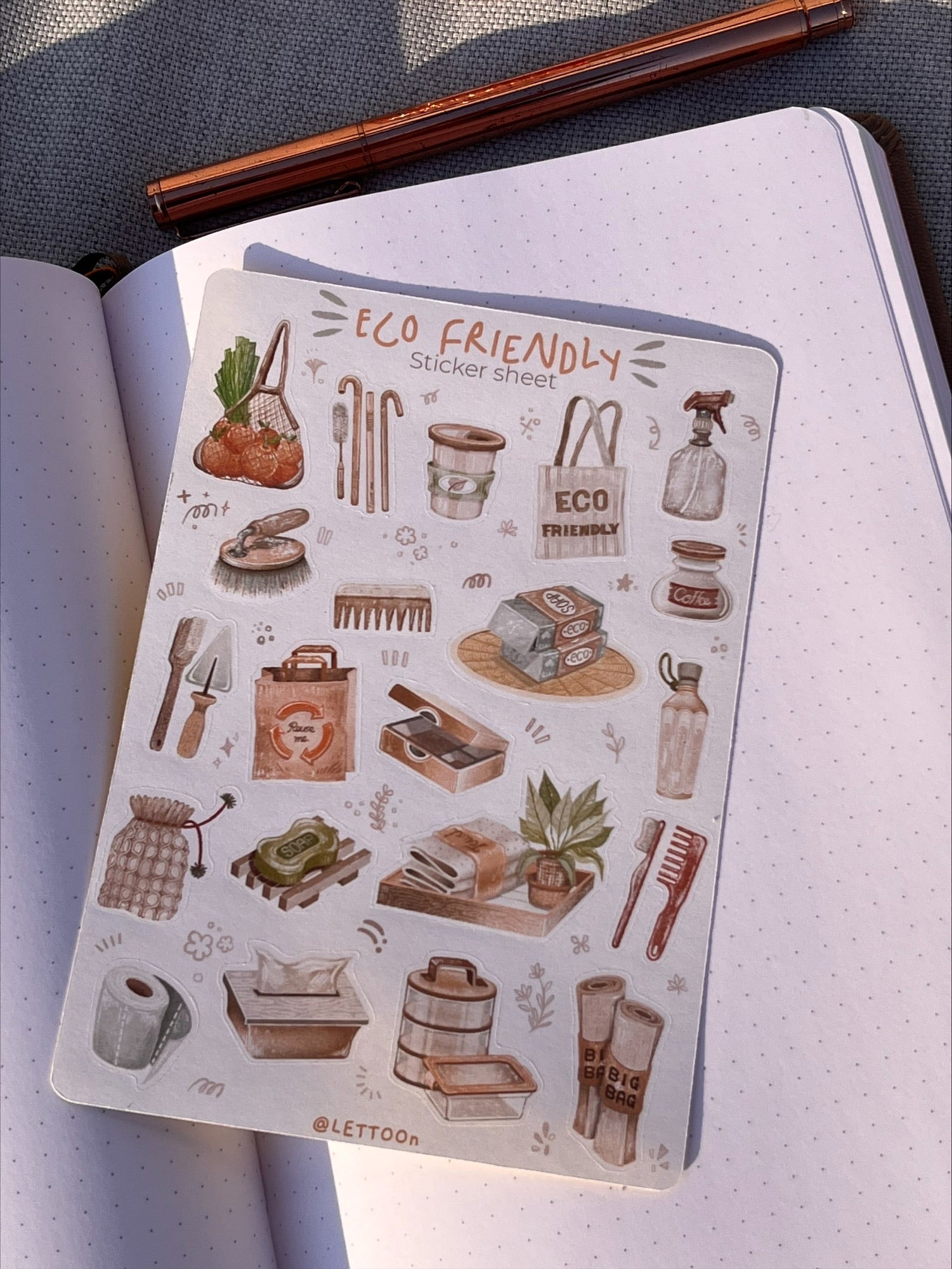 Planche de stickers Lettoon - Gilbertine BrusselsGilbertine BrusselsPapeterie
