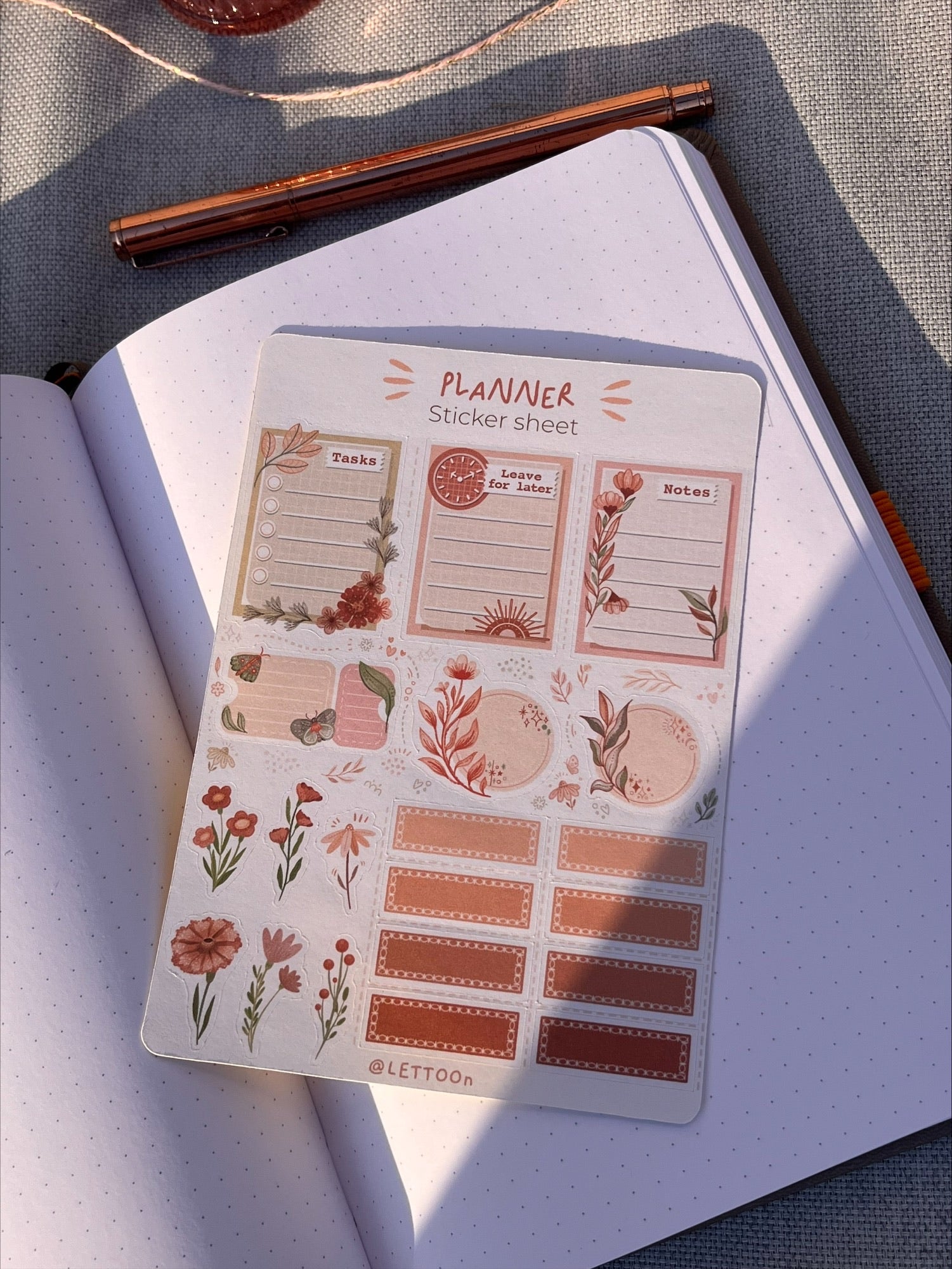 Planche de stickers Lettoon - Gilbertine BrusselsGilbertine BrusselsPapeterie