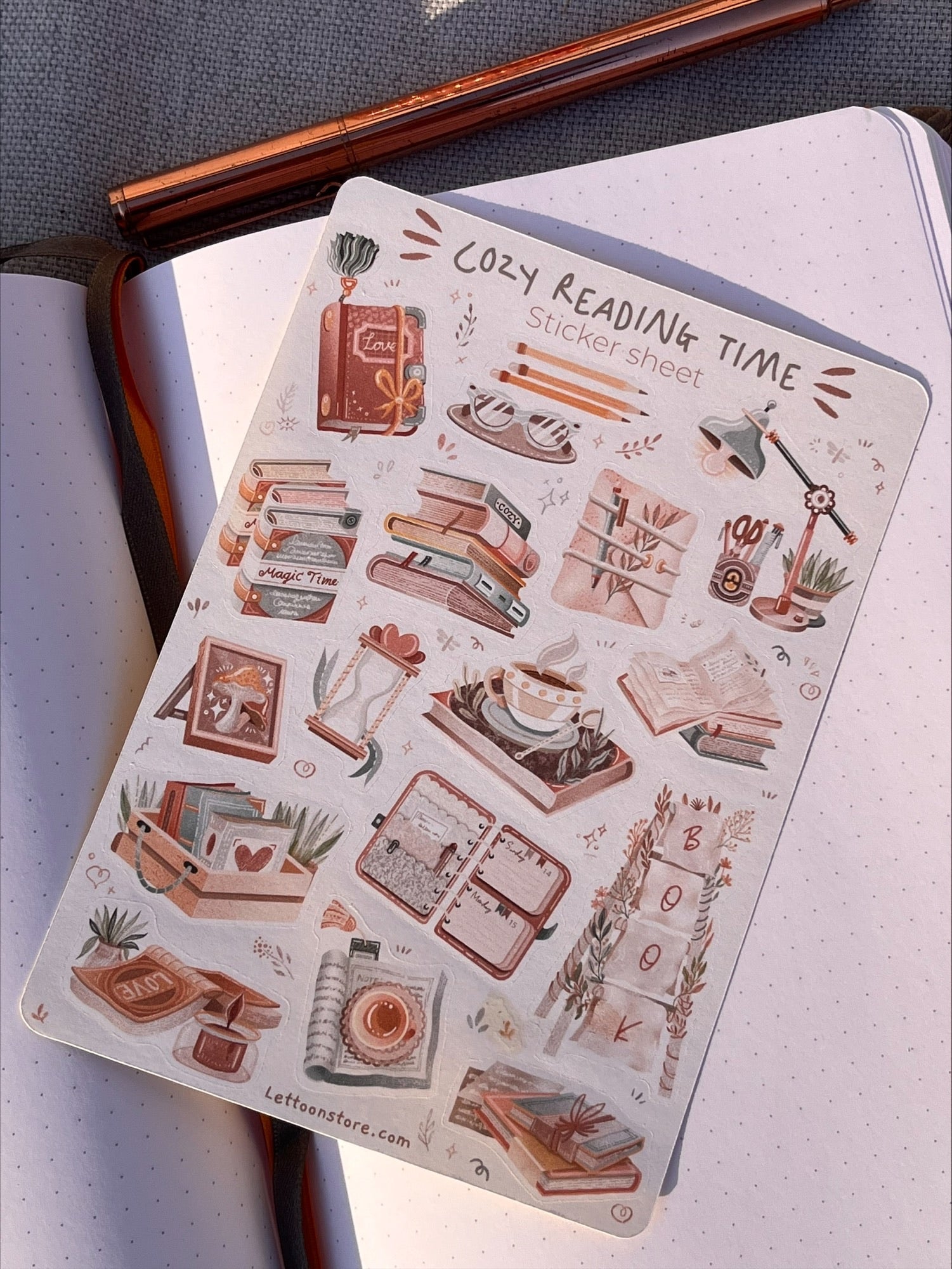 Planche de stickers Lettoon - Gilbertine BrusselsGilbertine BrusselsPapeterie