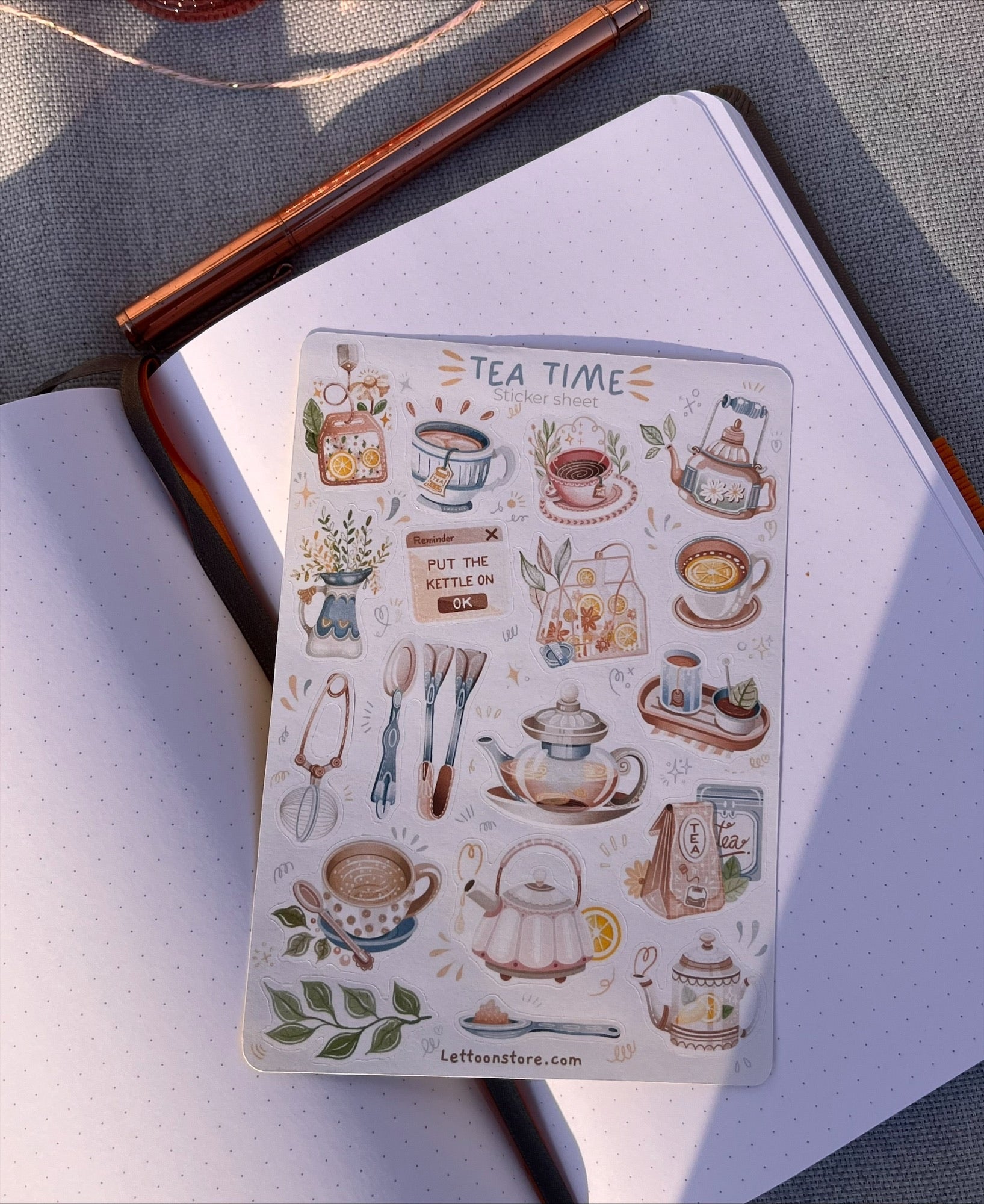 Planche de stickers Lettoon - Gilbertine BrusselsGilbertine BrusselsPapeterie