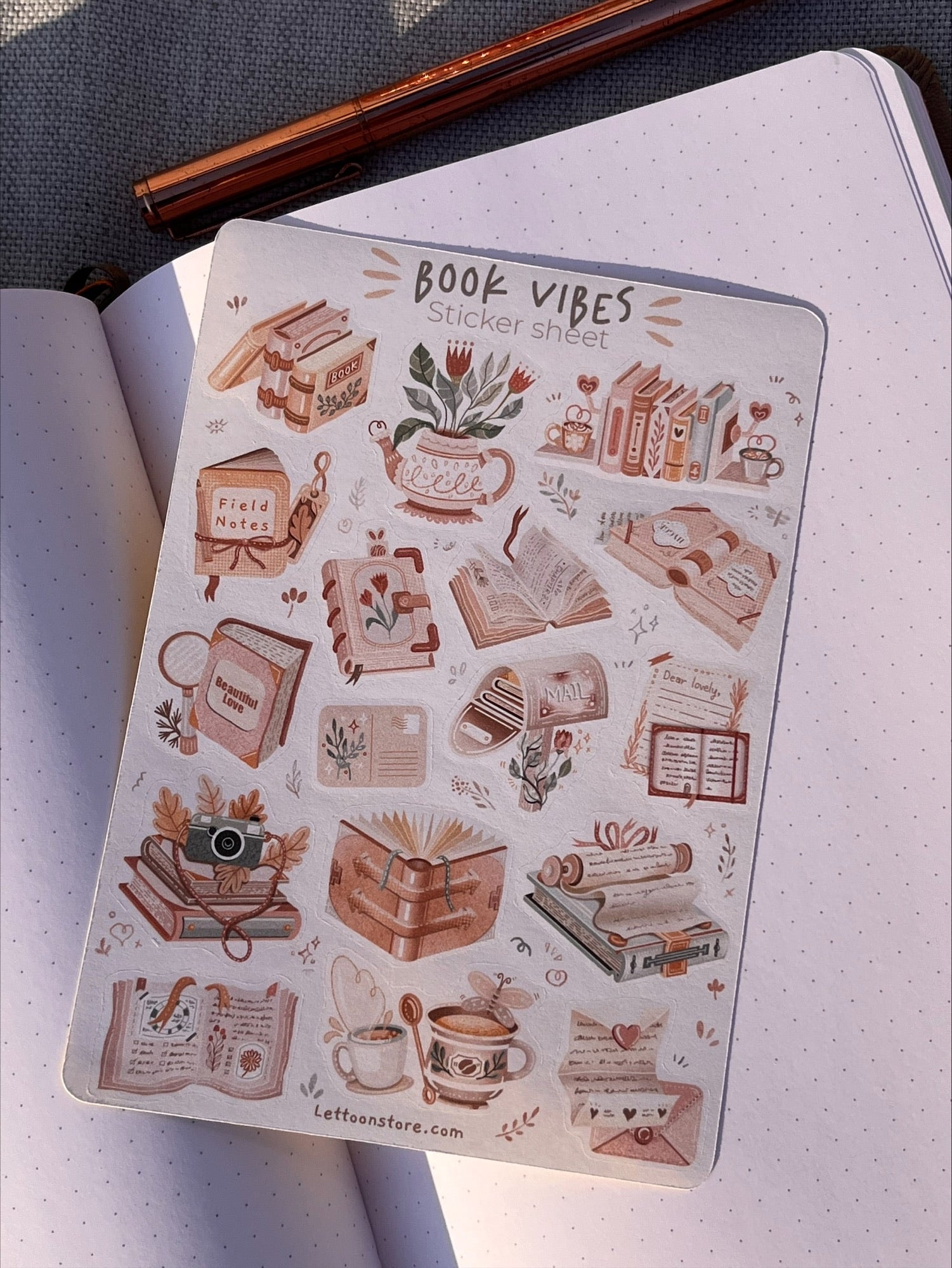 Planche de stickers Lettoon - Gilbertine BrusselsGilbertine BrusselsPapeterie